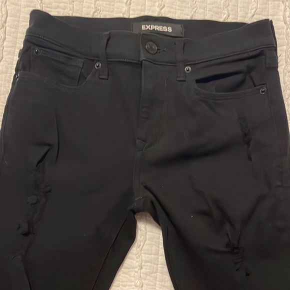 Express Stretch Legging Jeans, black, 2R - Picture 4 of 5